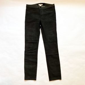 Helmut Lang Black Snake Embossed Leather Legging